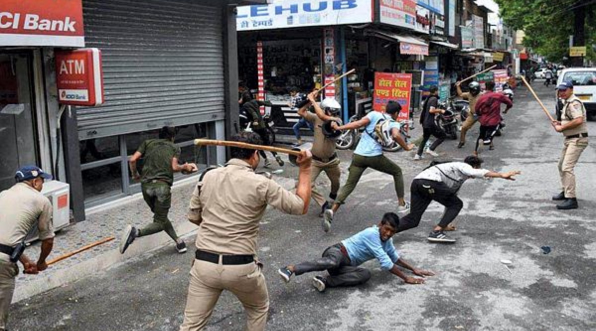 Police crackdown on protesters in Nainital sparks controversy